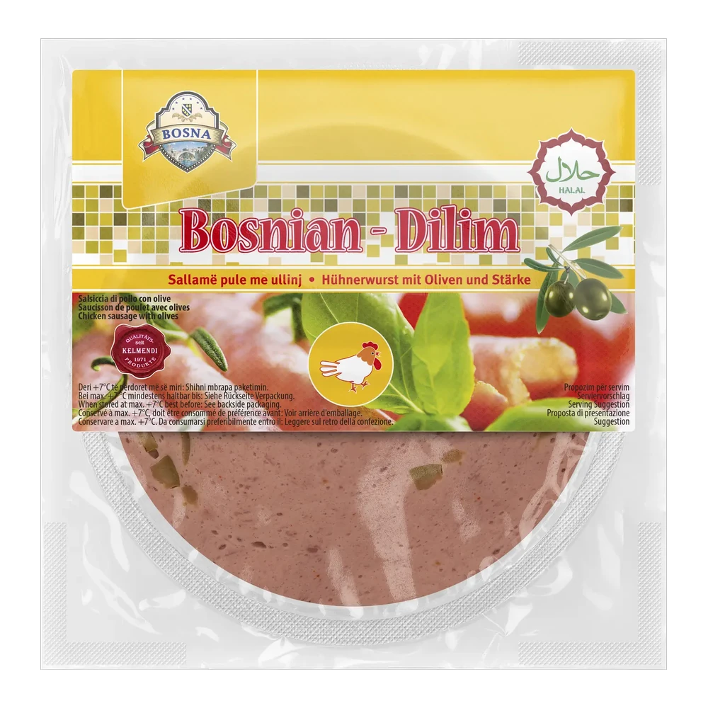 Bosna Halal, Sallam i prere pule me ullinje, 200g